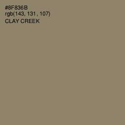 #8F836B - Clay Creek Color Image